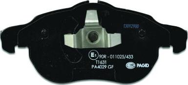 HELLA PAGID 8DB 355 012-681 - Kit pastiglie freno, Freno a disco autozon.pro