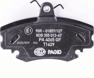 HELLA PAGID 8DB 355 012-671 - Kit pastiglie freno, Freno a disco autozon.pro