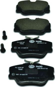 HELLA PAGID 8DB 355 017-601 - Kit pastiglie freno, Freno a disco autozon.pro