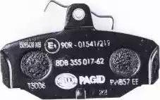 HELLA PAGID 8DB 355 017-621 - Kit pastiglie freno, Freno a disco autozon.pro