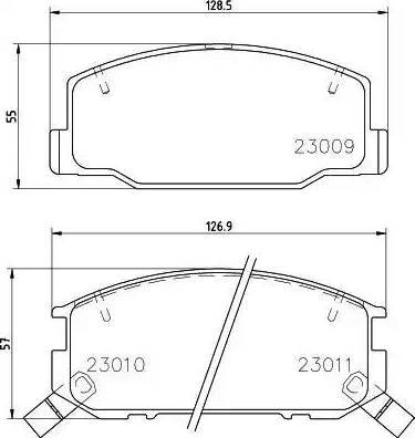 HELLA PAGID 8DB 355 009-831 - Kit pastiglie freno, Freno a disco autozon.pro