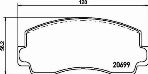 HELLA PAGID 8DB 355 007-241 - Kit pastiglie freno, Freno a disco autozon.pro