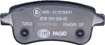 HELLA PAGID 8DB 355 025-421 - Kit pastiglie freno, Freno a disco autozon.pro