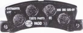 HELLA PAGID 8DB 355 025-091 - Kit pastiglie freno, Freno a disco autozon.pro