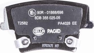 HELLA PAGID 8DB 355 025-051 - Kit pastiglie freno, Freno a disco autozon.pro