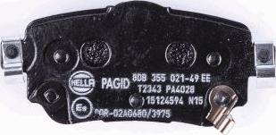 HELLA PAGID 8DB 355 021-491 - Kit pastiglie freno, Freno a disco autozon.pro