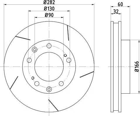 HELLA PAGID 8DD 355 101-041 - Discofreno autozon.pro