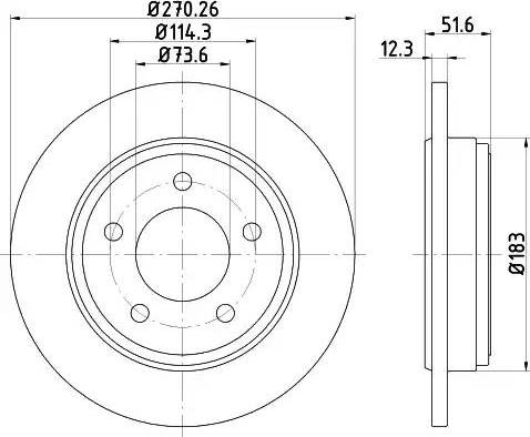 BENDIX 141849 - Discofreno autozon.pro