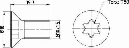 HELLA PAGID 8DZ355209161 - Bullone, Disco freno autozon.pro