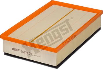 Hengst Filter E587L01 - Filtro aria autozon.pro