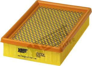 Hengst Filter E632L - Filtro aria autozon.pro