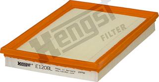 Hengst Filter E1208L - Filtro aria autozon.pro