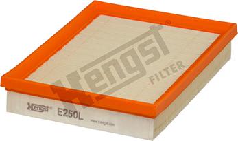 Hengst Filter E250L - Filtro aria autozon.pro