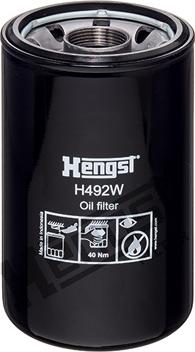 Hengst Filter H492W - Filtro olio autozon.pro