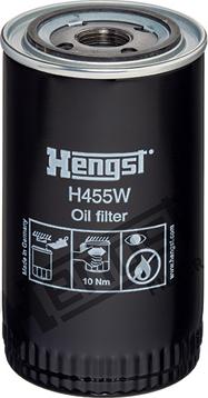 Hengst Filter H455W - Filtro olio autozon.pro