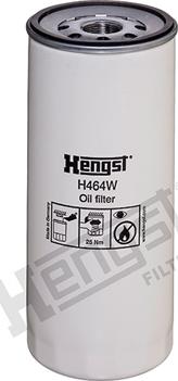 Hengst Filter H464W - Filtro olio autozon.pro