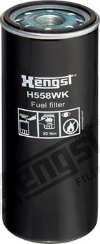 Hengst Filter H558WK - Filtro carburante autozon.pro