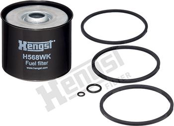 Hengst Filter H568WK D498 - Filtro carburante autozon.pro