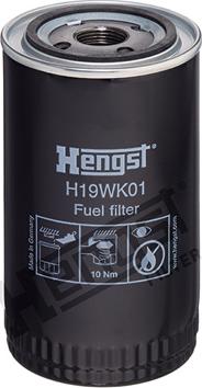 Hengst Filter H19WK01 - Filtro carburante autozon.pro