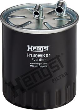 Hengst Filter H140WK01 - Filtro carburante autozon.pro