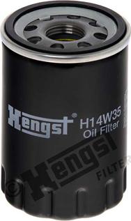 Hengst Filter H14W35 - Filtro olio autozon.pro