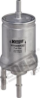 Hengst Filter H155WK02 - Filtro carburante autozon.pro