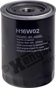 Hengst Filter H16W02 - Filtro olio autozon.pro