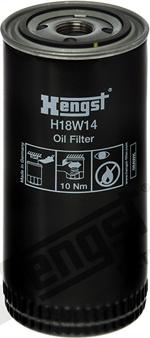 Hengst Filter H18W14 - Filtro, Sistema idraulico di lavoro autozon.pro