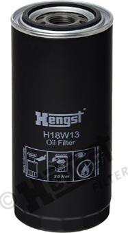 Hengst Filter H18W13 - Filtro olio autozon.pro