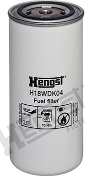 Hengst Filter H18WDK04 - Filtro carburante autozon.pro