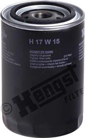 Hengst Filter H17W15 - Filtro olio autozon.pro