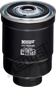 Hengst Filter H17WK09 - Filtro carburante autozon.pro