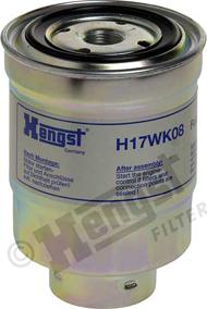 Hengst Filter H17WK08 - Filtro carburante autozon.pro