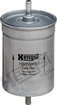 Hengst Filter H80WK01 - Filtro carburante autozon.pro