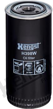 Hengst Filter H398W - Filtro olio autozon.pro