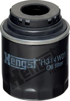 Hengst Filter H314W01 - Filtro olio autozon.pro