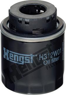 Hengst Filter H312W01 - Filtro olio autozon.pro