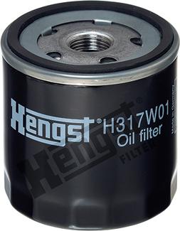 Hengst Filter H317W01 - Filtro olio autozon.pro