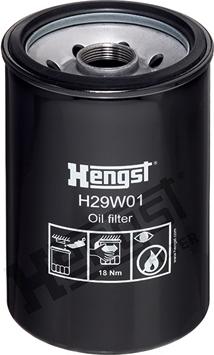 Hengst Filter H29W01 - Filtro olio autozon.pro