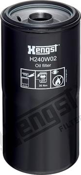 Hengst Filter H240W02 - Filtro olio autozon.pro