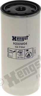 Hengst Filter H200W04 - Filtro olio autozon.pro