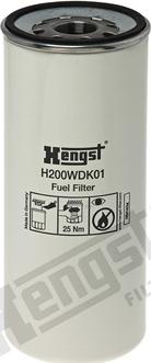 Hengst Filter H200WDK01 - Filtro carburante autozon.pro