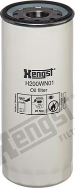 Hengst Filter H200WN01 - Filtro olio autozon.pro