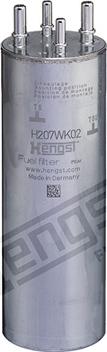 Hengst Filter H207WK02 - Filtro carburante autozon.pro