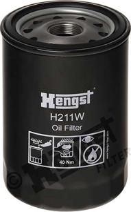 Hengst Filter H211W - Filtro olio autozon.pro