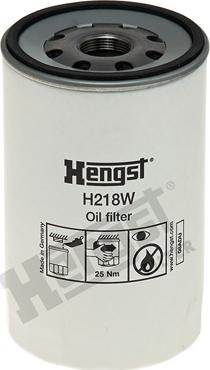 Hengst Filter H218W - Filtro olio autozon.pro