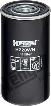 Hengst Filter H220WN - Filtro olio autozon.pro