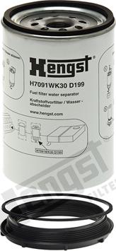 Hengst Filter H7091WK30 D199 - Filtro carburante autozon.pro