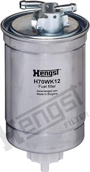 Hengst Filter H70WK12 - Filtro carburante autozon.pro