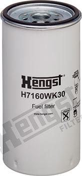 Hengst Filter H7160WK30 - Filtro carburante autozon.pro